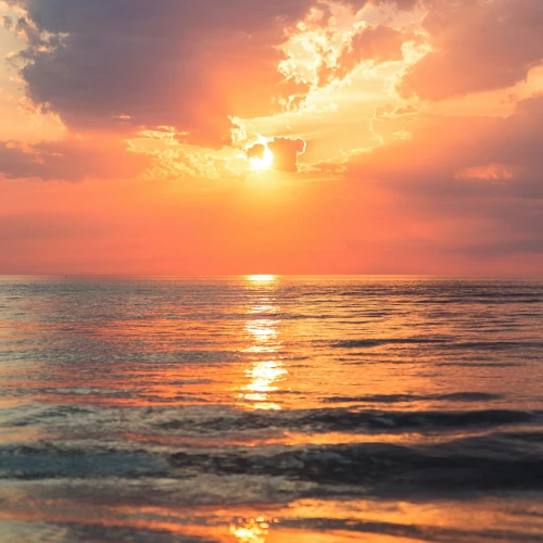 Sonnenuntergang an der Ostsee - immer ein schönes Erlebnis